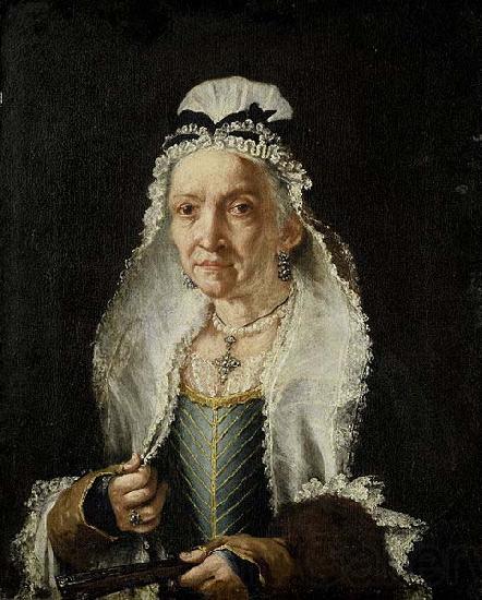 Circle of Fra Galgario Portrait of an Old Lady Germany oil painting art